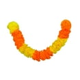 thumbnail image 3 of Abbraccia Marigold Garland Day of The Dead Decoration Halloween Decor Gift Artificial Marigold Flowers for Home Festival Holiday Yellow Orange, 3 of 9