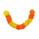 thumbnail image 3 of Guirnalda de caléndula decoración del Día de los muertos de México decoración de Halloween flores de caléndula artificiales reutilizables portátiles p Amarillo naranja, 3 of 8