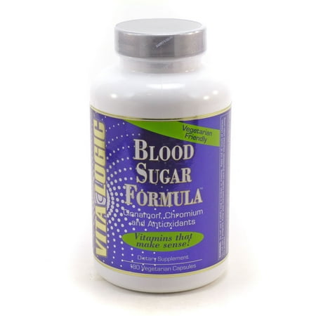 Vita Logic Blood Sugar Formula cannelle chrome et antioxydants - 180 comprimés