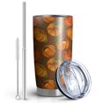 thumbnail image 2 of 20oz Tumblers Fall Pumpkin Stainless Steel Vacuum Insulated Double Wall Travel Tumbler Cups Mug with Lid and Straw,Cleaning Brush for Cold & Hot Drinks, 2 of 7
