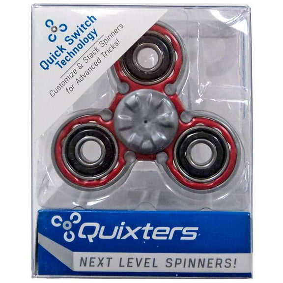 Quixters Red Basic Spinner (Gray Outside)