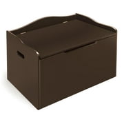 Badger Basket Kid's Wooden Bench Top Toy Box 3.9 cu ft Capacity - Espresso