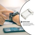 thumbnail image 3 of Étui de Protection Écran Complet Étui Plaqué Délicat Compatible pour Fitbit Charge 3/4 (Argent), 3 of 8