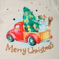 thumbnail image 4 of URMAGIC Matching Christmas Family Pajamas Sets Xmas Pyjamas with Cartoon Car and Christmas Tree Long Sleeve Tee and Bottom Loungewear Sleepwear, 4 of 8
