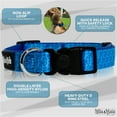 thumbnail image 7 of Mila & Maia Dog Collar and Leash Sets, Collar and Leash for Medium Dogs, Vivid Blue, Includes a Poop Bag Dispenser and Holder, M, 7 of 7