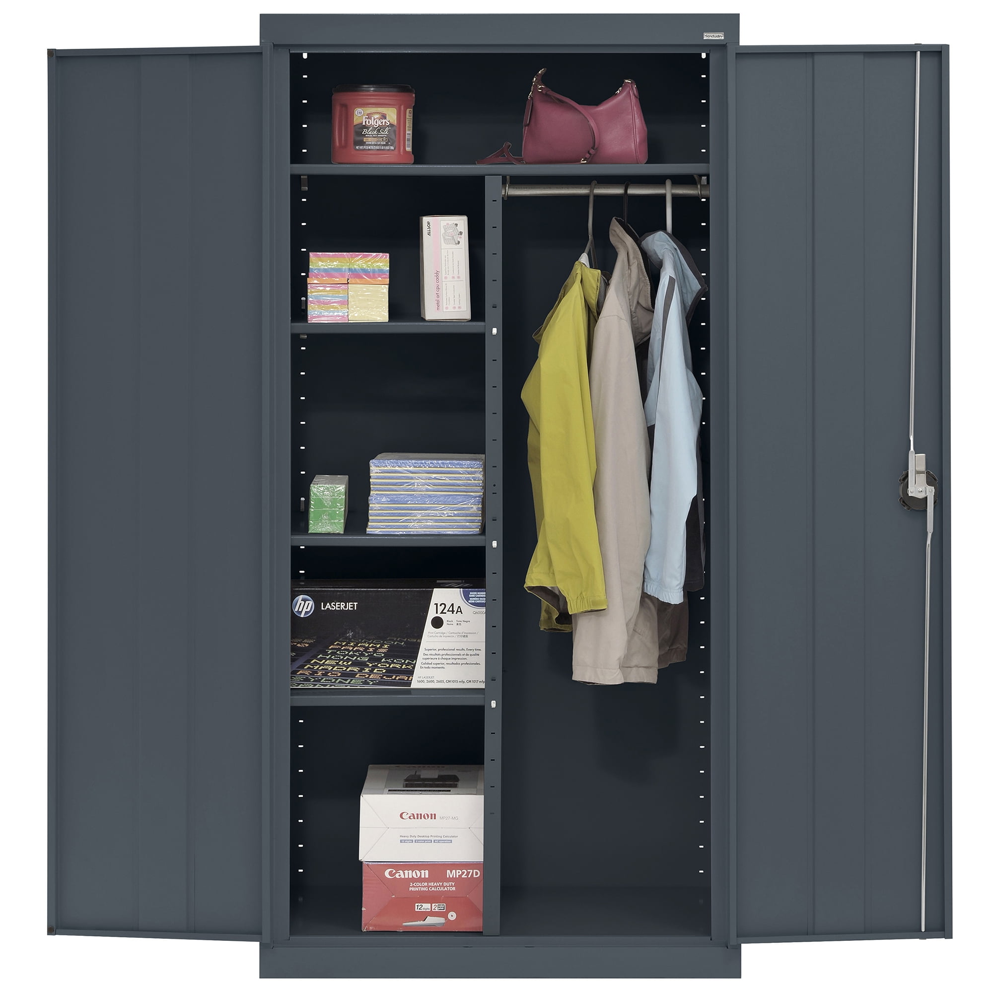 SANDUSKY EACR361872-02 Combination Storage Cabinet,Assembled