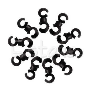 10pcs Cycle Bike Bicycle MTB Brake Gear Cable S Style Clips House Hose Guides
