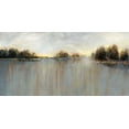 thumbnail image 2 of Nan 32x18 Black Ornate Wood Framed with Double Matting Museum Art Print Titled - Rain at Dawn, 2 of 4