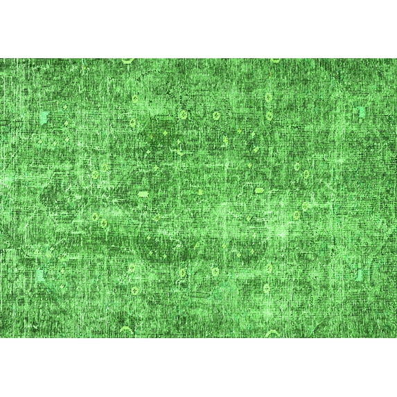 Ahgly Company Indoor Rectangle Persian Green Traditional Area Rugs, 4' x 6'
