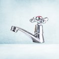 thumbnail image 2 of Lavabo Single Hole Cross Bibcock Alloy Water Faucet Basin Faucet Washbasin Basin Faucet( Model), 2 of 8