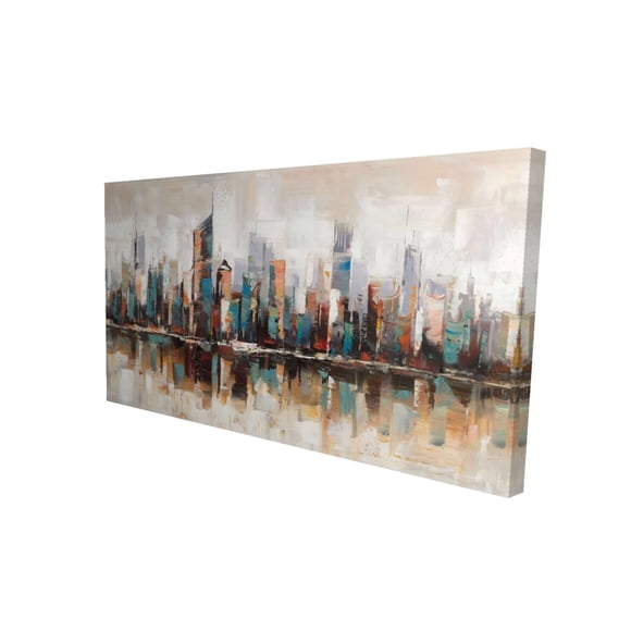 Begin Abstract Buildings With Textures - Print on canvas by Begin Edition