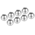 thumbnail image 1 of Uxcell Bouton Écrous à Bille M5x10mm, 8 Pack Filetage Acier Inoxydable 304 Couvercle à Vis Rond pour Trou de Store, Argent, 1 of 6