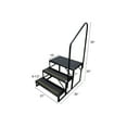 thumbnail image 3 of Quick Products QP-S5W2S Economy 5th Wheel Stair with Hand Rail and Non-Slip Treads for RV, Mobile Home, Pool, Hot Tub - 2-Step, 3 of 5