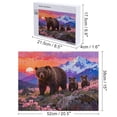 thumbnail image 4 of 500 Piece Jigsaw Puzzle for Women – Brown Bear Family Puzzle, Animal Learning Creative Kit for Adults, Fun Educational Game Gift for Men Women Adults & Seniors 20.5x15 in, 4 of 7