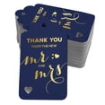 thumbnail image 1 of Inkdotpot Gold Foil Paper Hang Tags ThankYou From The New Wedding Favor Tags 100 Pack, 1 of 6
