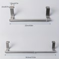 thumbnail image 1 of Retractable Towel Rack - Space-Saving Punching-Free Design, Durable Stainless Steel Construction, Adjustable Single Rod for Kitchen and Bathroom Organ, 1 of 5