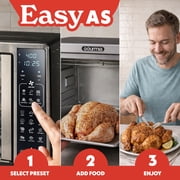 Gourmia Digital Air Fryer Toaster Oven with Single-Pull French Doors, New