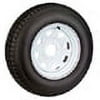 Load Star 30700 Tire and Wheel Assembly - 530x12 - 4 Hole - White Rim