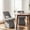 Gray, variant on Vknow Modern Swivel Dining Chair, Upholstered Chenille Accent Chair, Comfy Cozy High Back, for Dining Room, Living Room, Vanity, Home Office,Vanity, Set of 4, Khaki