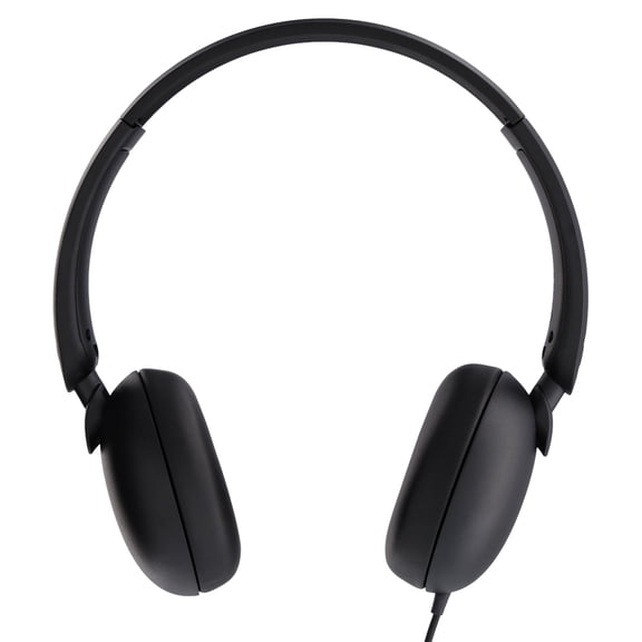onn On-Ear USB-C Headphones, Black