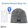 thumbnail image 4 of Spencer Bluetooth Music Beanie Wireless Bluetooth 4.2 Knit Hat with 2 Headphone Speakers & Mic for Men Women Christmas Gifts "Light Gray", 4 of 6