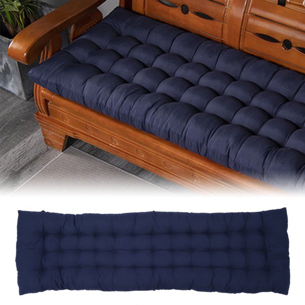 Muyoka Cojín para tumbona reclinable para banco de jardín, muebles de exterior suaves, columpio, cojín de asiento largo, sofá de oficina en casa, cojines de asiento largos, cojín para muebles de banco Muyoka Hogar