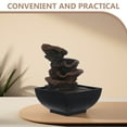 thumbnail image 6 of MRLESS Indoor Desktop Water Fountain with Light and Natural Waterfall Sounds for Relaxation Chinese Style Tabletop Fountain US Plug AC 110V, 6 of 8