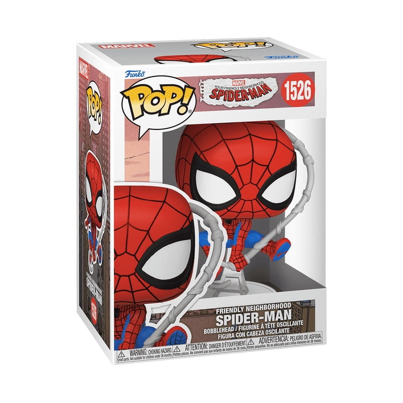 Funko Pop! Marvel: Friendly Neighborhood Spider-Man bobblehead en vinyle