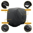thumbnail image 1 of fastboy Golf Cart Cover Waterproof Zipper Buggy Sun Protector Rain Cover Black, 1 of 8