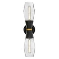 thumbnail image 5 of 83902BK Lark Livie - 20W 2 LED Wall Sconce In Modern Style-22 Inches Tall and 5 Inches Wide-Black Finish, 5 of 18
