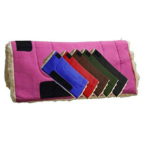 Showman 32" x 32" Heavy Canvas Top Saddle Pad (Black)