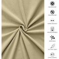 thumbnail image 4 of 100 Percent Cotton Double Brushed Flannel Sheet Set - 170 GSM Heavyweight, Deep Pockets - Sand Color Twin XL, 4 of 5