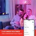 thumbnail image 5 of Sengled Smart Light Bulb Starter Kit, Smart Bulbs that Work with Google Home, A19 Color Changing Light Bulb, E26 Dimmable Bulbs 800LM, 8.6W (60W Equivalent), 2 Pack with Hub, 5 of 9