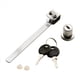 thumbnail image 2 of 2X Cerradura de Vitrina Cerradura para Puerta Corrediza de Vidrio Cerradura de Trinquete Cerradura del Gabinete de Vidrio de Seguridad con 4 Llaves, 2 of 5