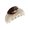 White, variant on Hair Claw Clip Lightweight Acetate French Design Secure Clasp Barrettes Ponytails Holder For Updos Parties Work Event