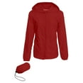 thumbnail image 6 of ShiShine Rain Jacket for Women Lightweight Waterproof Windbreaker Jacket Hooded Packable Rain Coats with Pockets, 6 of 8