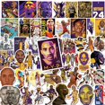 thumbnail image 1 of Calcomanía impermeable con forma de estrella de baloncesto de Kobes Bryants, 50 unidades, 1 of 3