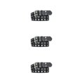 thumbnail image 1 of Langgg Ceinture Punk Boucle All Trend All Match pour Jeans Femmes Ceinture Intemporelle Résistante à l'Usure Noir 105cm 3Set, 1 of 6