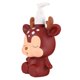thumbnail image 5 of Dispensador de champú con botella de emulsión vacía de dibujos animados para niños, adorable contenedor de líquidos multifuncional (Ciervo marrón, 300 ml), 5 of 7