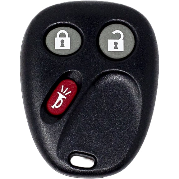 Car Keys Express Replacement GM Remote - 3 Buttons (Lock, Unlock, and Panic)