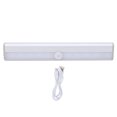 thumbnail image 2 of Hilitand Night Induction Lamp,Human Body Sensor Light USB Charging Type Long Strip 10LED Aluminum Alloy For Cabinet Wardrobe,Body Infrared Sensing Light, 2 of 8