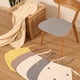 thumbnail image 5 of Cojín de asiento suave y cómodo, cojín duradero para silla de color sólido con lazos, cojín de asiento de algodón para cocina, 5 of 5