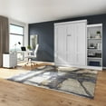 thumbnail image 4 of Bestar Edge Queen Murphy Bed with Closet Organizer (90W) in White, 4 of 12
