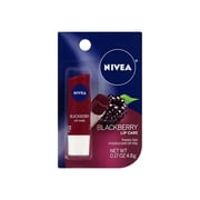 Pack of (2) Nivea Blackberry Lip Care, 0.17 oz