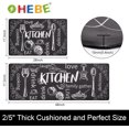 thumbnail image 2 of Anti Fatigue Kitchen Rug Set of 2 Non Slip Cushioned Kitchen Mats for Floor Waterproof Comfort Kitchen Rugs and Mats Farmhouse Chef Mats Floor Carpet for Sink,Laundry Room,Colorful, 2 of 6