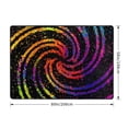 thumbnail image 2 of Area Rugs For Living Room Decor - A Bright Abstract Soft Anti Slip Throw Washable Rugs 5x7 For Bedroom, Indoor Carpet For Bedroom Living Room 80x58In, 2 of 7