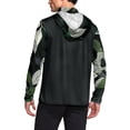 thumbnail image 4 of Havenx Mens Camouflage Upf 50+ Fishing Shirts Long Sleeve Hooded Rapid Dry Shirts with Mask Uv Protection Shirt Rash Guard Cooling Lightweight Outdoor Hiking Swim Blouses,Black 3XL, 4 of 6