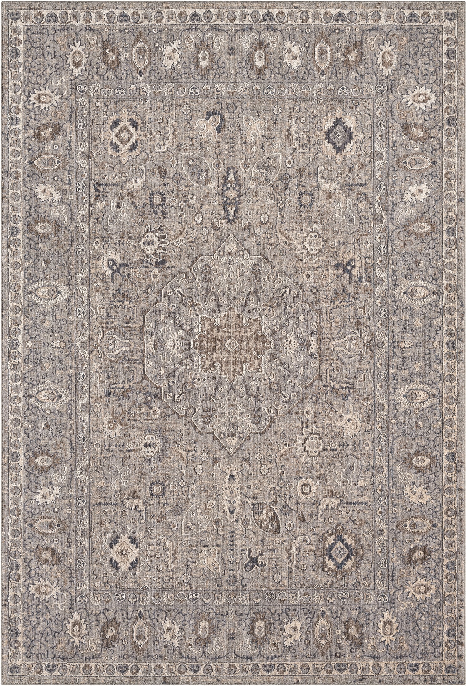 United Weavers Utopia Roseau Contemporary Abstract Area Rug, Blue, 5'3" x 7'2"