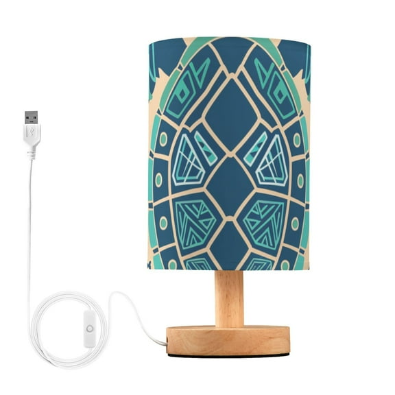Boho Turtle Table Lamp for Desk Nightstand Lamp with USB Modern Gifts for Bedroom Living Room Kids Room