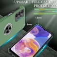 thumbnail image 4 of Galaxy A23 5G Case, Samsung Galaxy A23 5G Case with HD Screen Protector, Shockproof Samsung A23 Case with 360° Magnetic Ring Holder Kickstand Phone Case for Samsung A23 5G Green, 4 of 14
